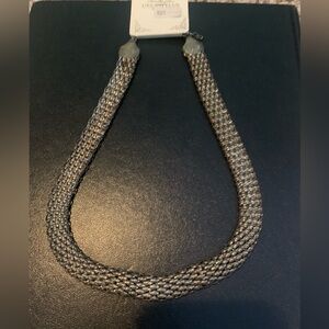 Elegant Silver Braided Necklace
